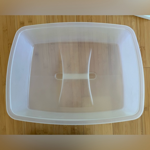 Wilton Cake and Cupcake Carrier, Rectangle, Plastic, Transparent - Picture 6 of 8